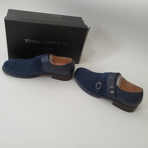 Vintage Foundry Co. Obsidian Monk Strap Suede Shoe main image 10